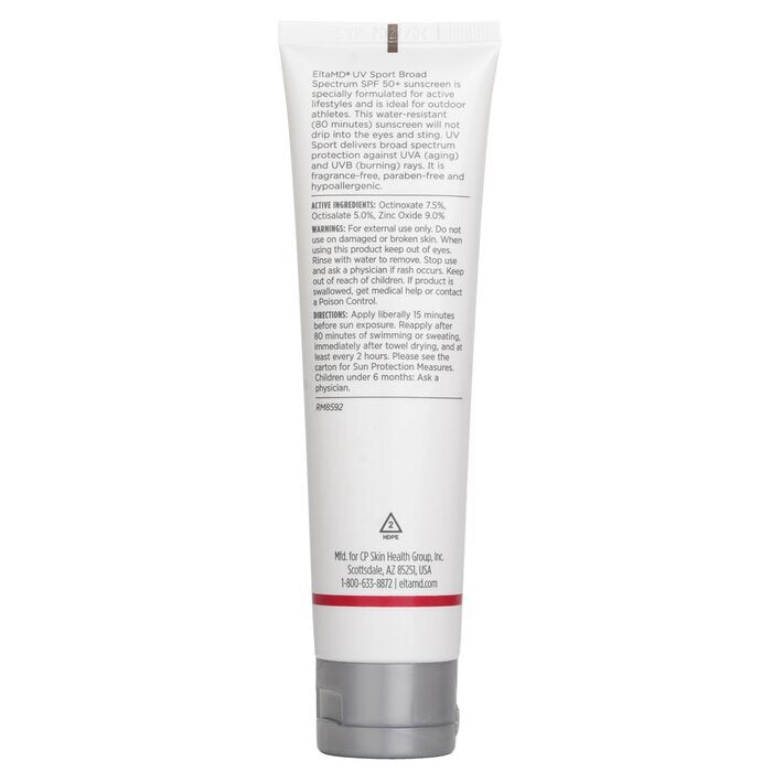 EltaMD UV Sport Water-Resistant Full-Body Sunscreen SPF 50(Random Packaging) 85g