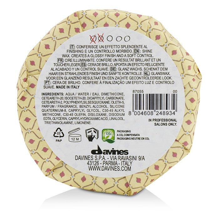 Davines More Inside This Is A Shine Wax (For A Polished Finish) 75ml