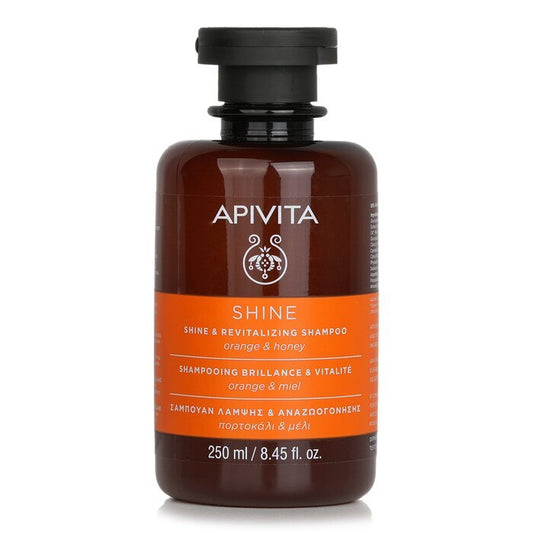 Apivita Shine & Revitalizing Shampoo with Orange & Honey 250ml