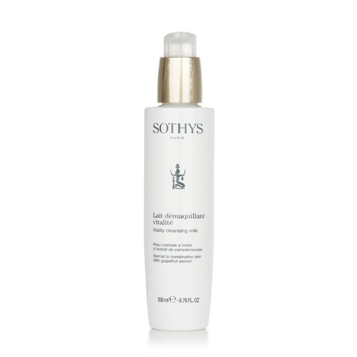 Sothys Vitality Cleansing Milk - For Normal to Combination Skin, With Grapefruit Extract 200ml