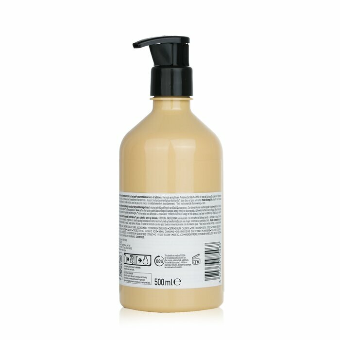 L'Oreal - Absolut Repair Protein + Gold Quinoa Instant Resurfacing Conditioner (For Dry & Damaged Hair) 500ml