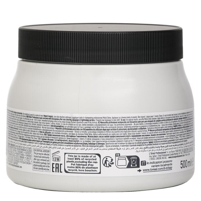 L'Oreal Serie Expert Metal Detox Glicoamine + Ionene Professional Mask 500ml