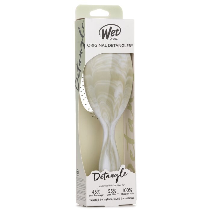 Wet Brush Original Detangler Watercolor Waves Green Hair Brush 1pc
