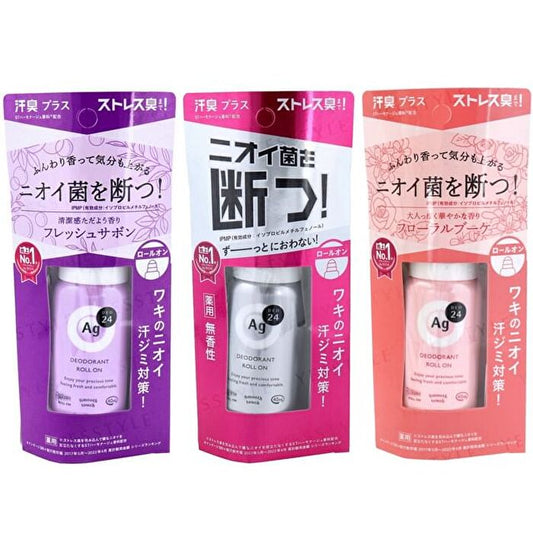 Ag Deo 24 Deodorant Roll On DX - Floral Bouquet - 40ml