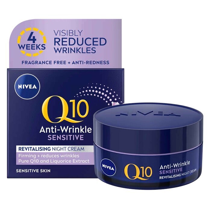 Nivea Q10 Power Anti-Wrinkle Sensitive Revitalising Night Cream 50ml