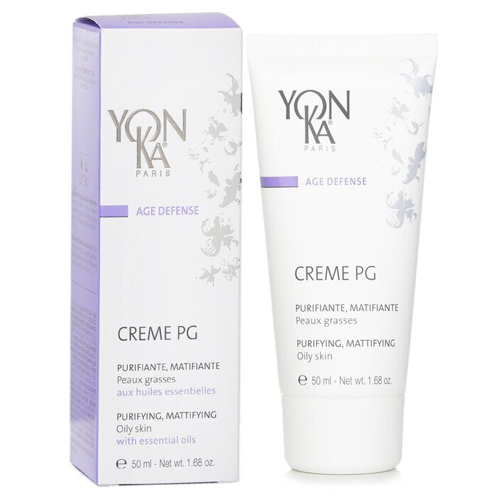 Yonka Age Defense Creme PG With Essential Oils - Purifying, Mattifying (Oily Skin) 50ml