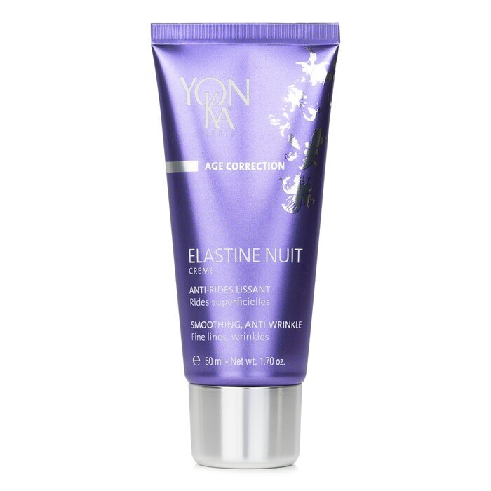 Yonka Age Correction Elastine Nuit Creme With Elastin Peptides - Smoothing, Anti-Wrinkle 50ml