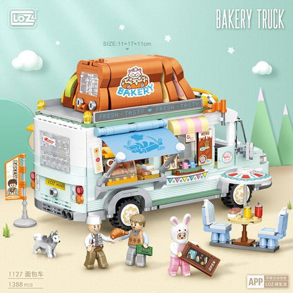 LOZ Creator - Bread Van Building Bricks Set 40 x 28 x 5cm