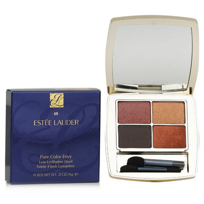 Estee Lauder Pure Color Envy Luxe Eyeshadow Quad -  08 Wild Earth 6g