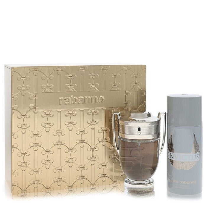 Paco Rabanne Invictus Gift Set - Eau De Toilette Spray + 5.1 oz Deodorant Spray
